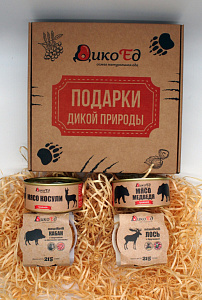 Превью Подарочный набор Дикоешь с паштетами и тушенкой