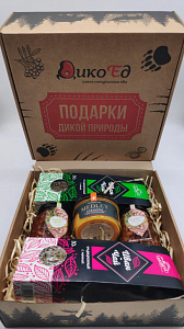 Превью Подарочный набор Дикопей с чаем и десертами