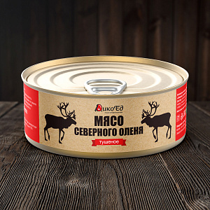 Превью Тушеное мясо северного оленя, комплект из 4-х банок