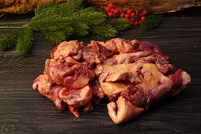 Превью Обрезь мяса коня