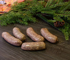 Колбаски для жарки из благородного оленя