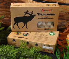 Пельмени из марала с белыми грибами 500 г