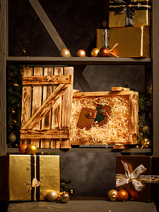 Превью Подарочная упаковка - деревянный ящик VIP