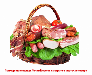 Подарочная корзина деликатесов Фото Подарочная корзина деликатесов