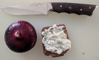 Превью Сало кабана кручёное с чесноком 400 гр