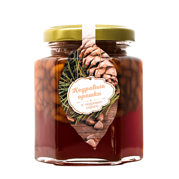 Ядро кедрового ореха в кедровом сиропе Фото Ядро кедрового ореха в кедровом сиропе