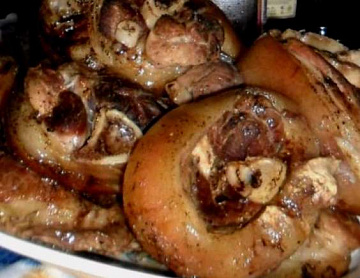 Фото Рулька кабана варено-копченая