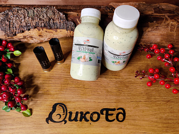 Фото соус Чесночный свежая зелень и чеснок