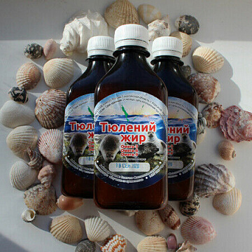 Тюлений жир жидкий Фото Тюлений жир жидкий