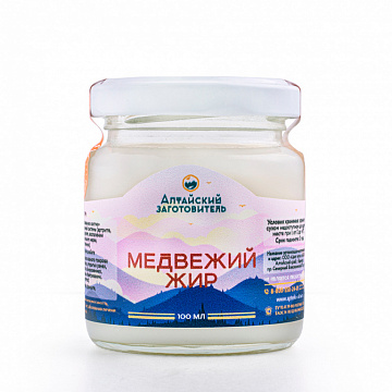 Фото Жир медвежий (100 мл)