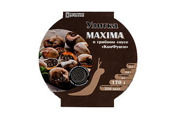 Фото Улитка MAXIMA в грибном соусе КонФунги 170гр 