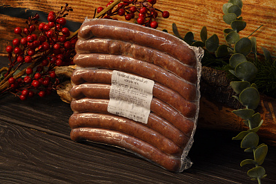 Превью Колбаски охотничьи из косули полукопченые