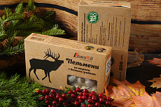 Пельмени из марала с белыми грибами 500 г