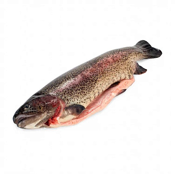 Фото Форель радужная свежемороженая потрошеная с головой 2+ кг