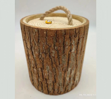 Мёд диких медоносов Вятский 700гр бочонок Кадушка (подарочная упаковка) Фото Мёд диких медоносов Вятский 700гр бочонок Кадушка (подарочная упаковка)